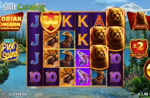 Скрин3. Kodiak Kingdom слот