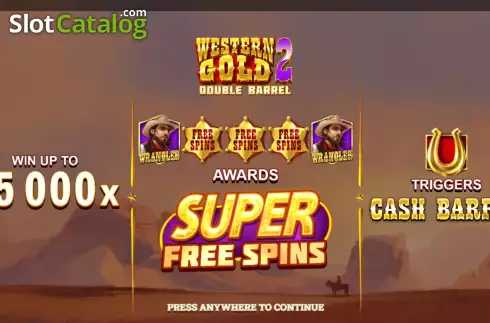 Скрин2. Western Gold 2 слот