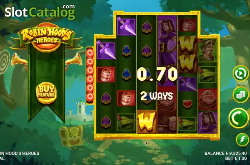 Скрин4. Robin Hood's Heroes слот