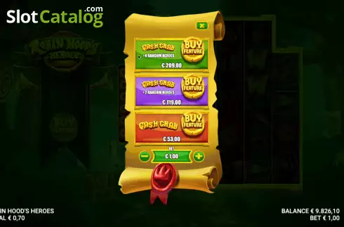 Скрин5. Robin Hood's Heroes слот