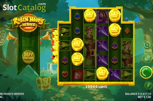 Скрин6. Robin Hood's Heroes слот
