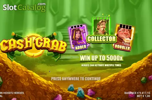 Скрин7. Robin Hood's Heroes слот