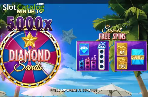 Скрин2. Diamond Sands слот