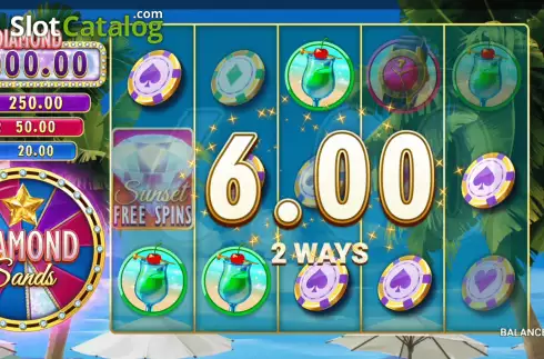 Скрин5. Diamond Sands слот