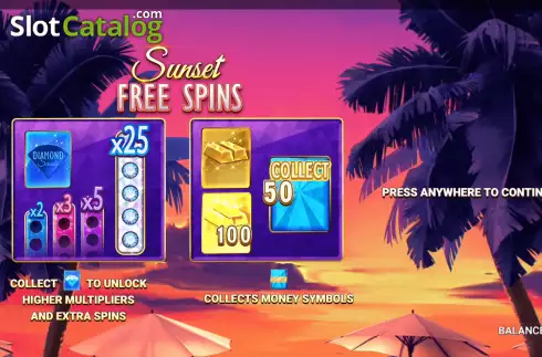 Скрин7. Diamond Sands слот