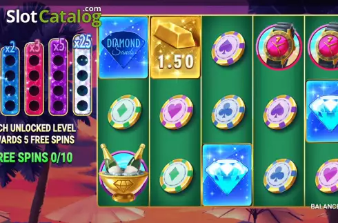 Скрин8. Diamond Sands слот