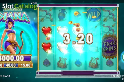 Скрин4. Divine Riches Diana слот