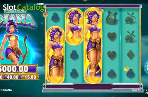 Скрин6. Divine Riches Diana слот