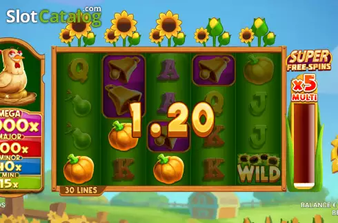 Скрин4. Golden Fields слот