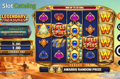 Скрин2. Legendary Treasures слот