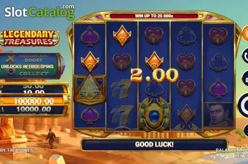 Скрин4. Legendary Treasures слот