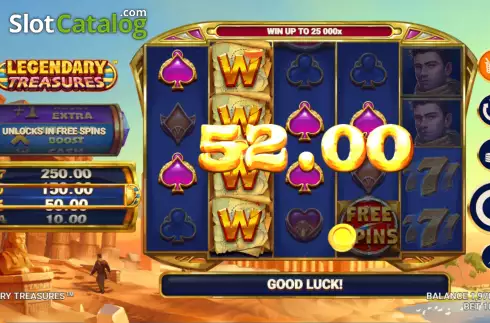 Скрин5. Legendary Treasures слот