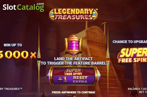 Скрин7. Legendary Treasures слот