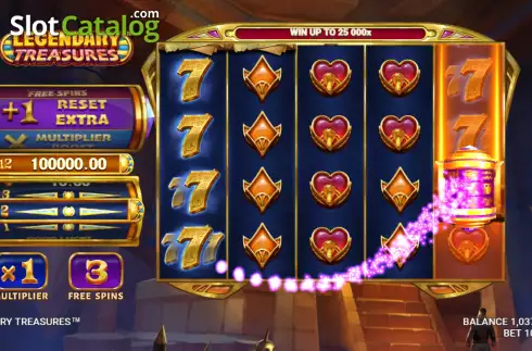 Скрин8. Legendary Treasures слот