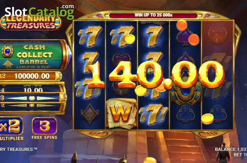 Скрин9. Legendary Treasures слот