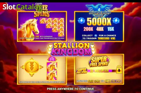 Скрин2. Stallion Kingdom слот