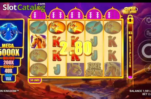 Скрин4. Stallion Kingdom слот