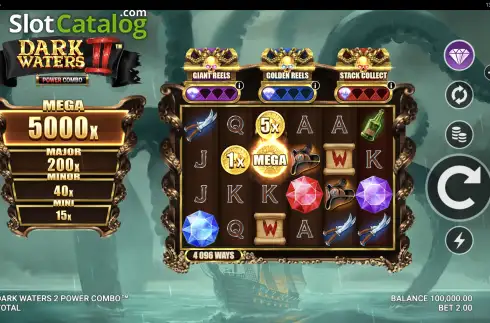 Скрин2. Dark Waters 2 Power Combo слот
