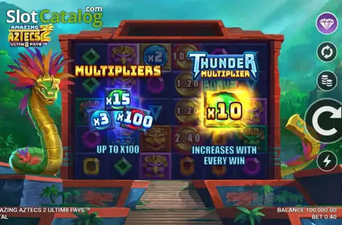 Скрин2. Amazing Aztecs 2 Ultim8 Pays слот