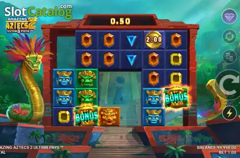 Скрин3. Amazing Aztecs 2 Ultim8 Pays слот