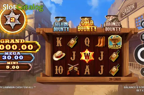 Скрин2. Legendary Lawman Cash 'Em All слот