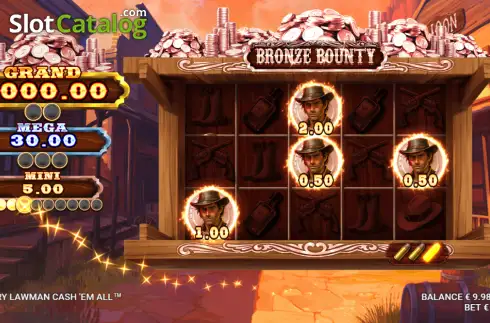 Скрин3. Legendary Lawman Cash 'Em All слот