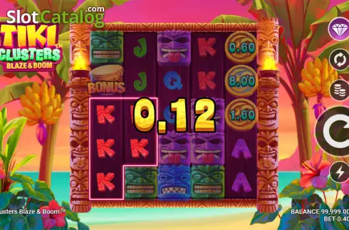 Скрин3. Tiki Clusters Blaze & Boom слот