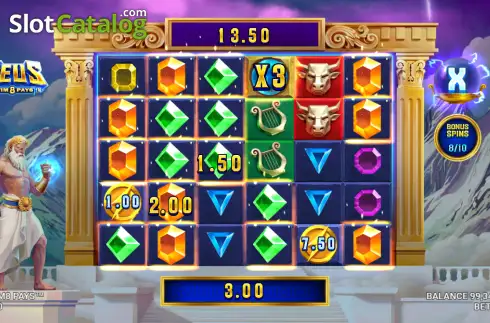 Скрин3. Zeus Ultim8 Pays слот