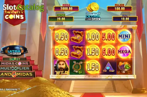 Скрин2. Midas Dynasty Coins Ultra Link&Win слот