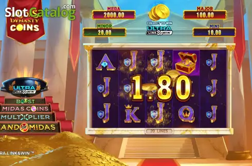 Скрин3. Midas Dynasty Coins Ultra Link&Win слот