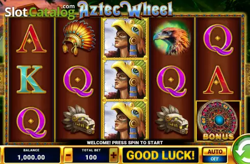 Скрин2. Aztec Wheel (Justplay) слот