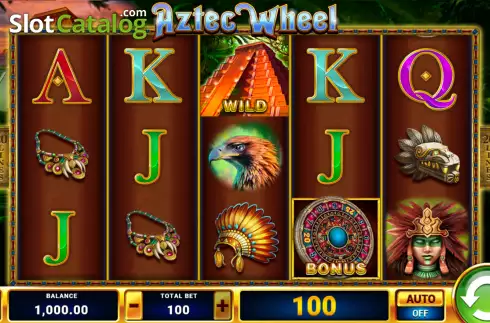 Скрин3. Aztec Wheel (Justplay) слот