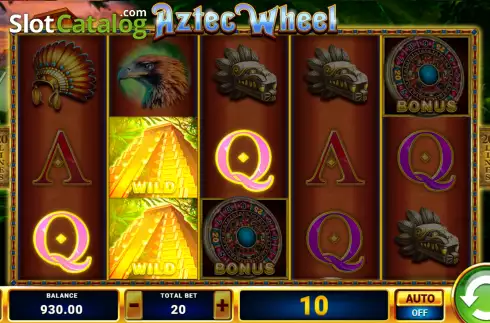Скрин4. Aztec Wheel (Justplay) слот