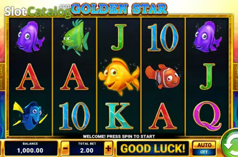 Скрин2. Golden Star (Justplay Gaming) слот