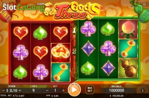 Скрин2. Three Gods слот
