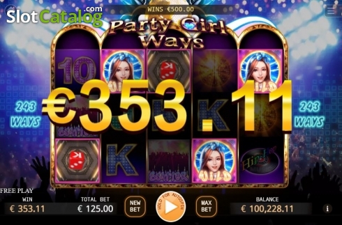Скрин3. Party Girl Ways слот