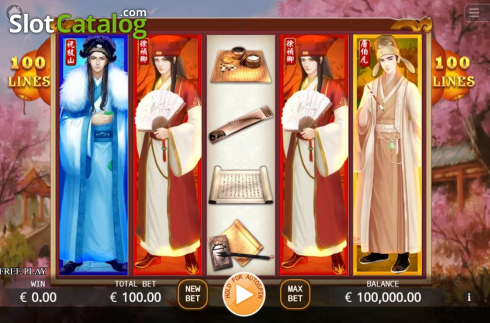 Скрин2. Four Scholars слот