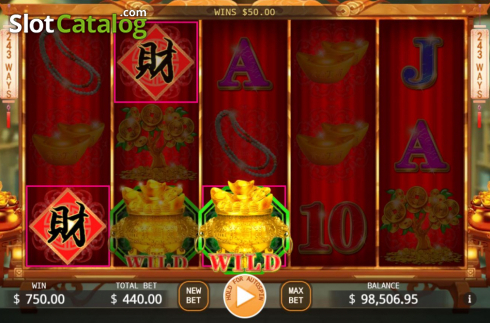 Скрин5. Treasure Bowl (KA Gaming) слот
