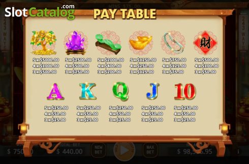 Скрин6. Treasure Bowl (KA Gaming) слот