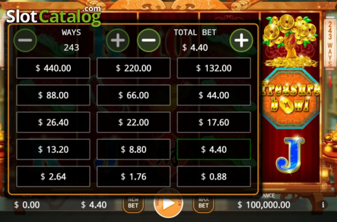 Скрин7. Treasure Bowl (KA Gaming) слот