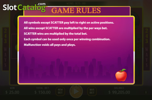 Скрин7. Big Apple (KA Gaming) слот