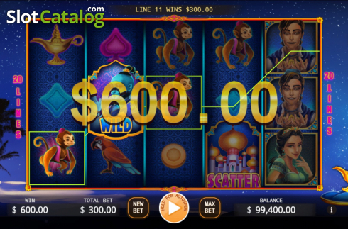 Скрин3. Aladdin (KA Gaming) слот