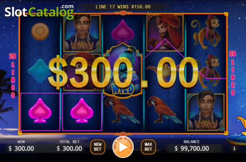 Скрин5. Aladdin (KA Gaming) слот