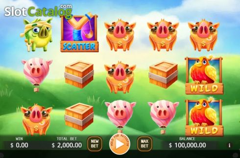 Скрин2. Angry Piggies слот