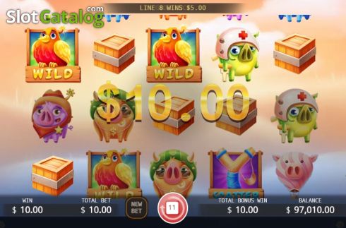 Скрин5. Angry Piggies слот