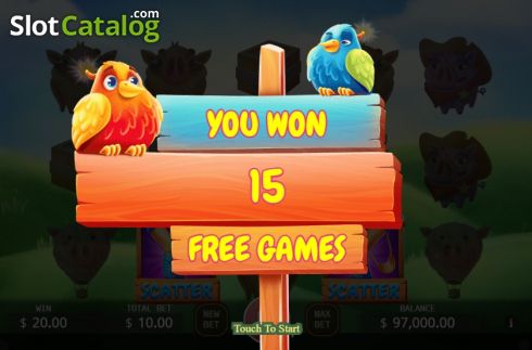 Скрин6. Angry Piggies слот