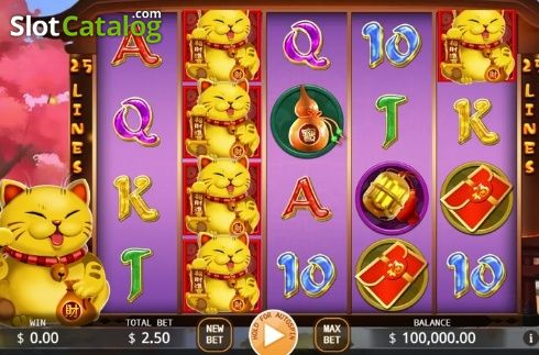 Скрин2. Lucky Cat (KA Gaming) слот