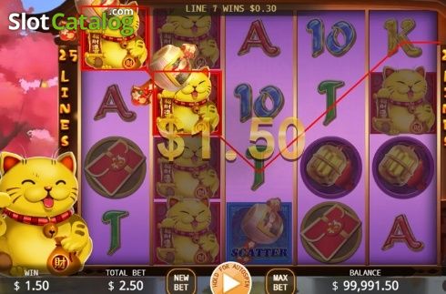 Скрин3. Lucky Cat (KA Gaming) слот