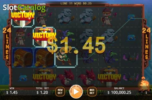 Скрин3. The Legend of Heroes (KA Gaming) слот