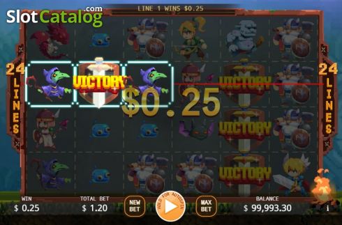 Скрин4. The Legend of Heroes (KA Gaming) слот